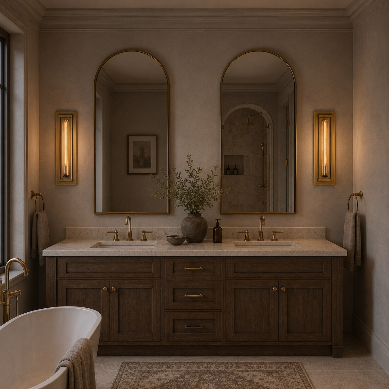 Savilent Grand Rectangular Sconce