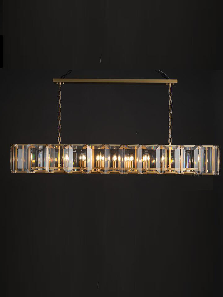 Harlowa Crystal Rectangular Chandelier