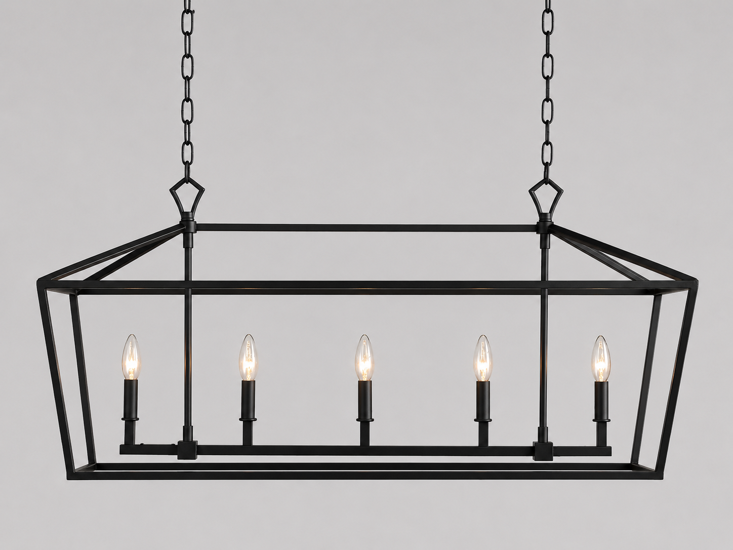 Garnet Rectangular Chandelier