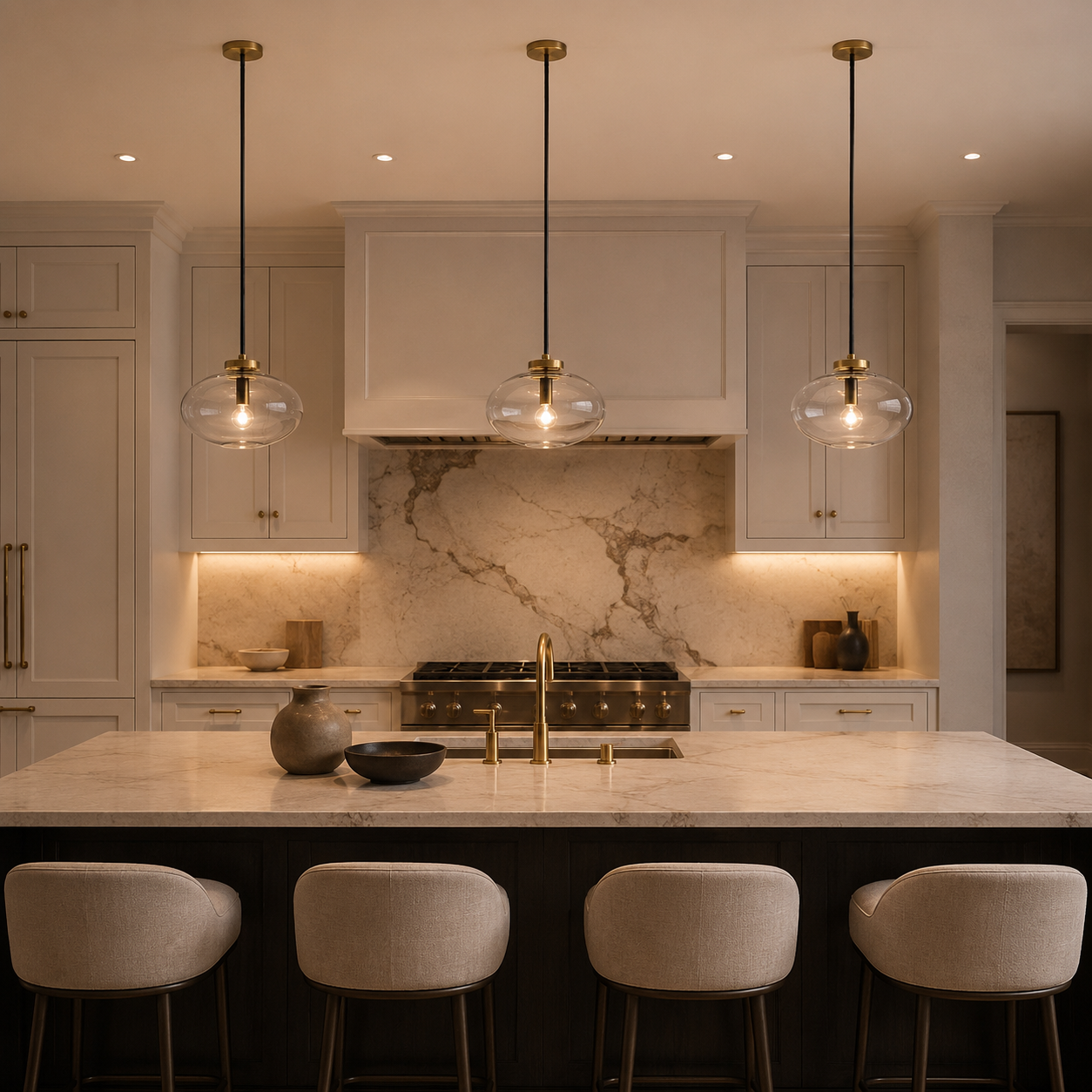 Cabrettent Clear Glass Pendant