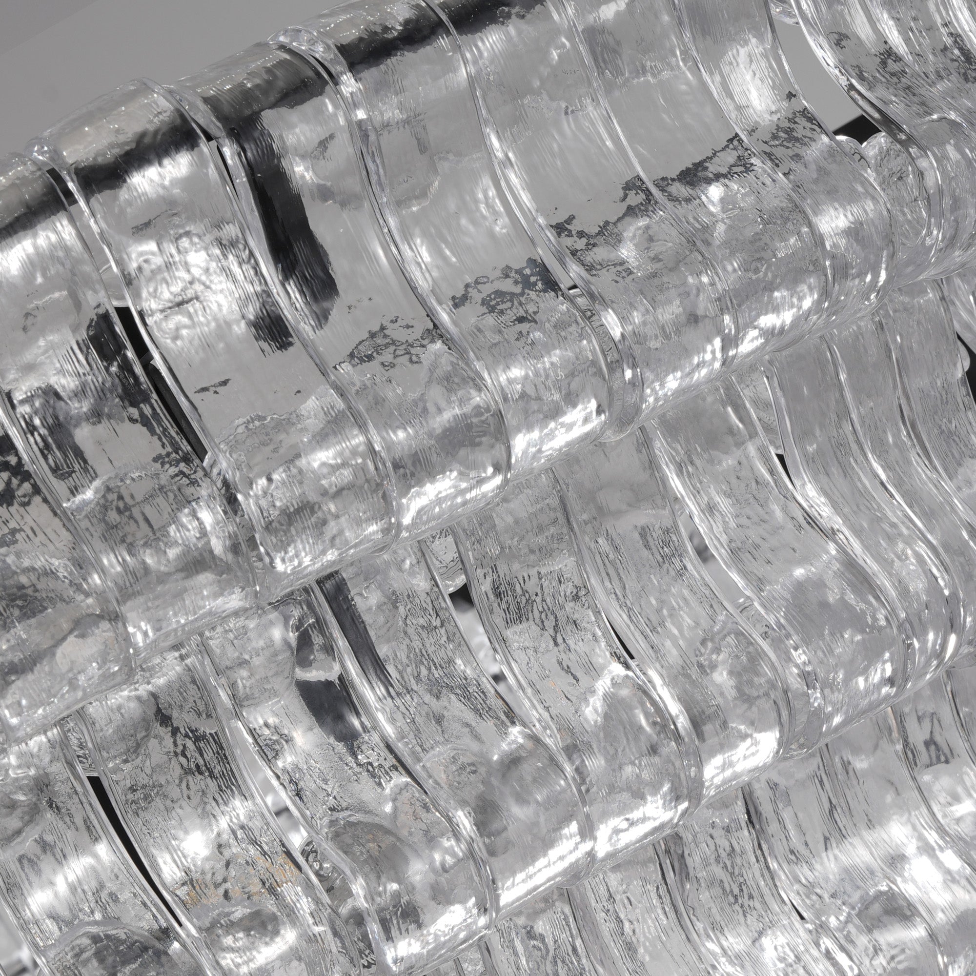 Ghiaccio Smoke Class Round Chandelier 24"36"48"60"