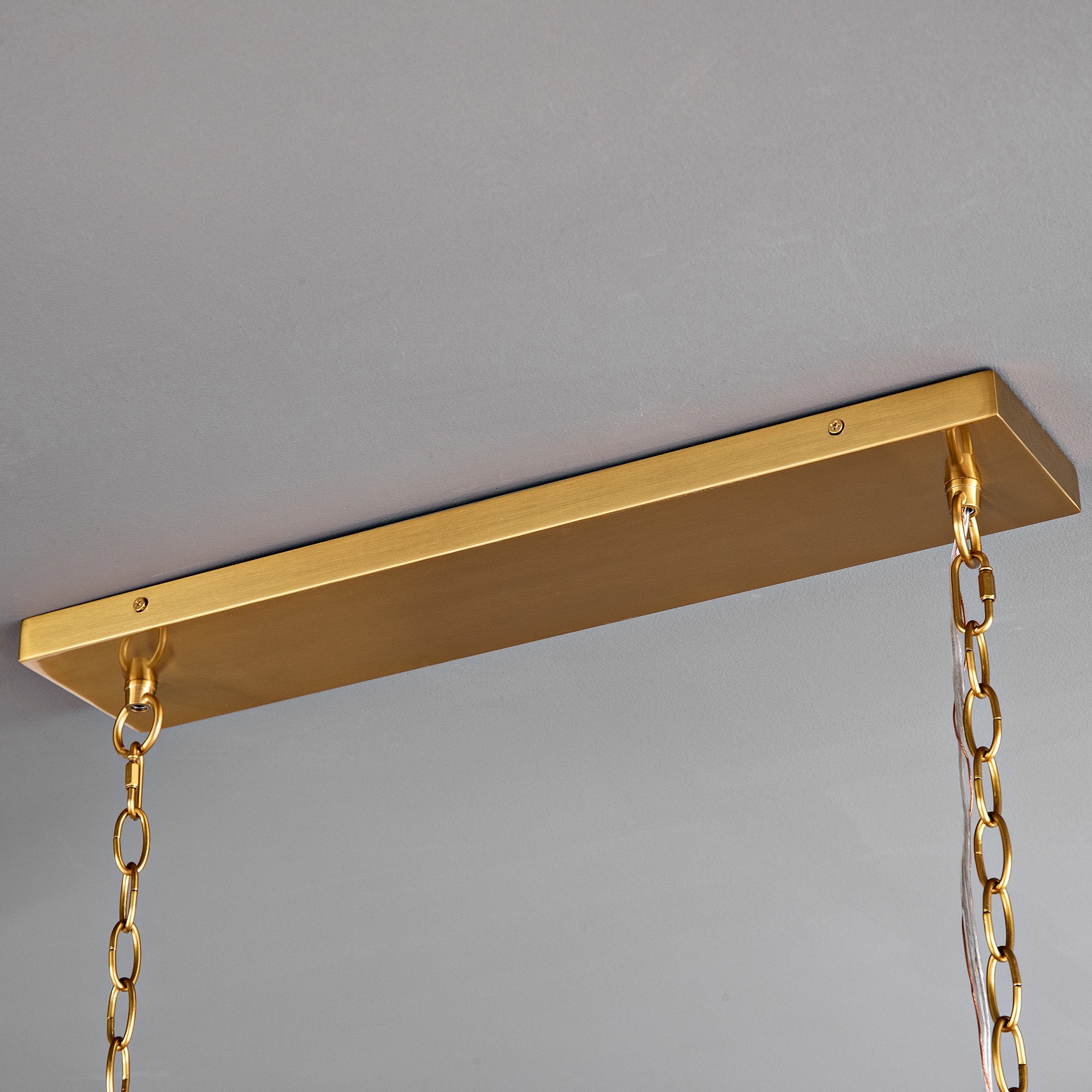 Ghiaccio Smoke Class Oval Chandelier 54"/ 65"