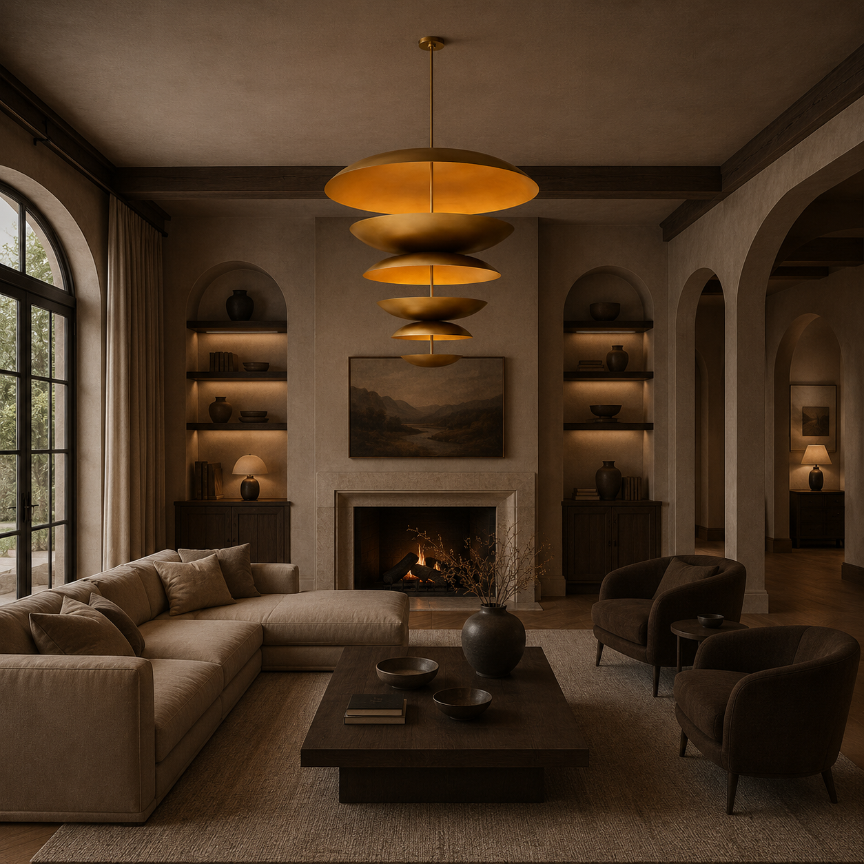 Cosmicion Three-Tier Chandelier