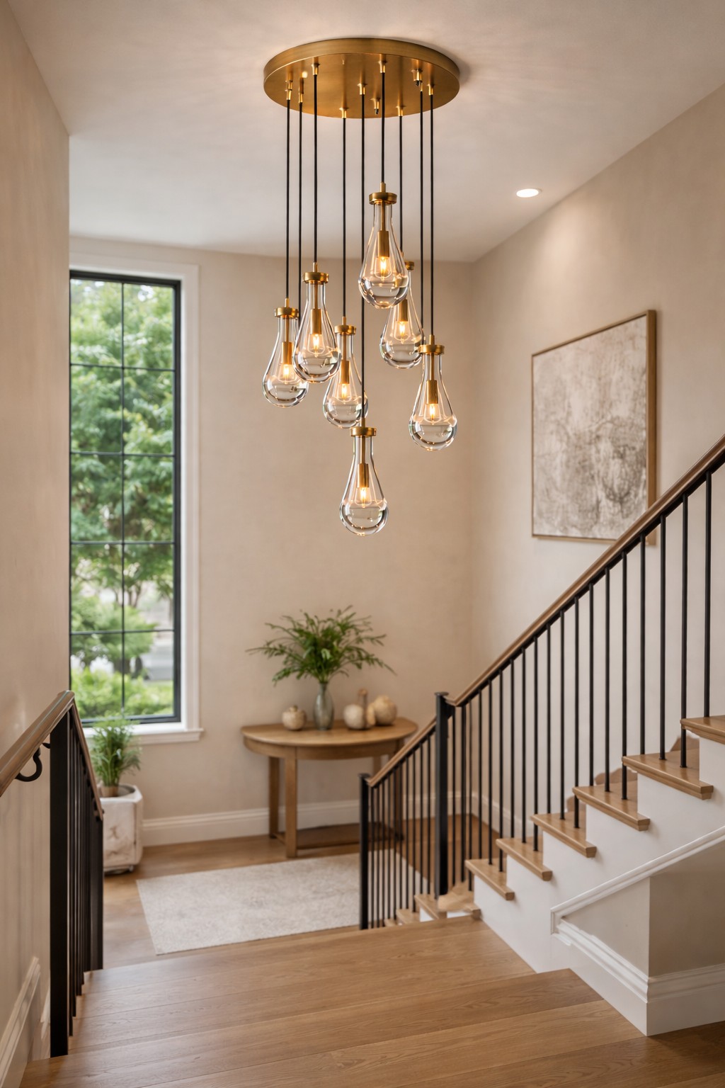 Rainy Round Chandelier