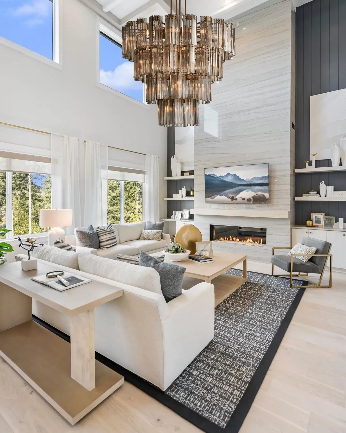 Delsie Round Chandelier 38''48''60''