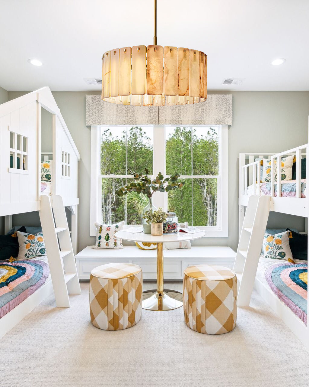 Calamettea Onyx Round Chandelier