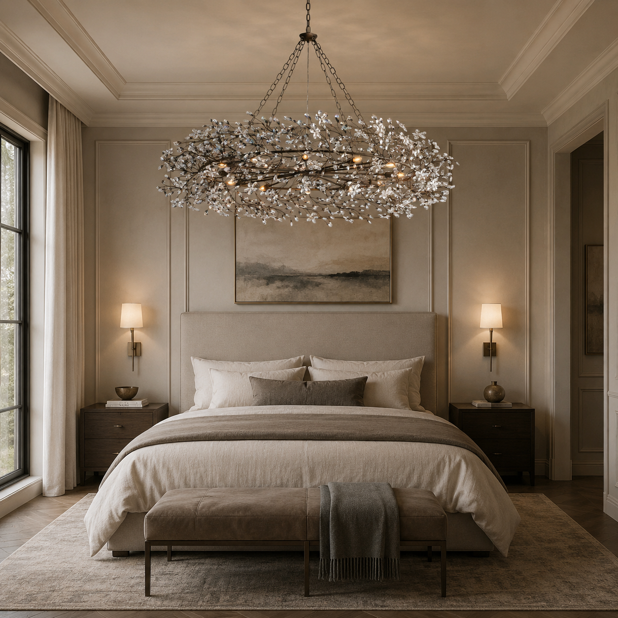 Fiore Crown Chandelier