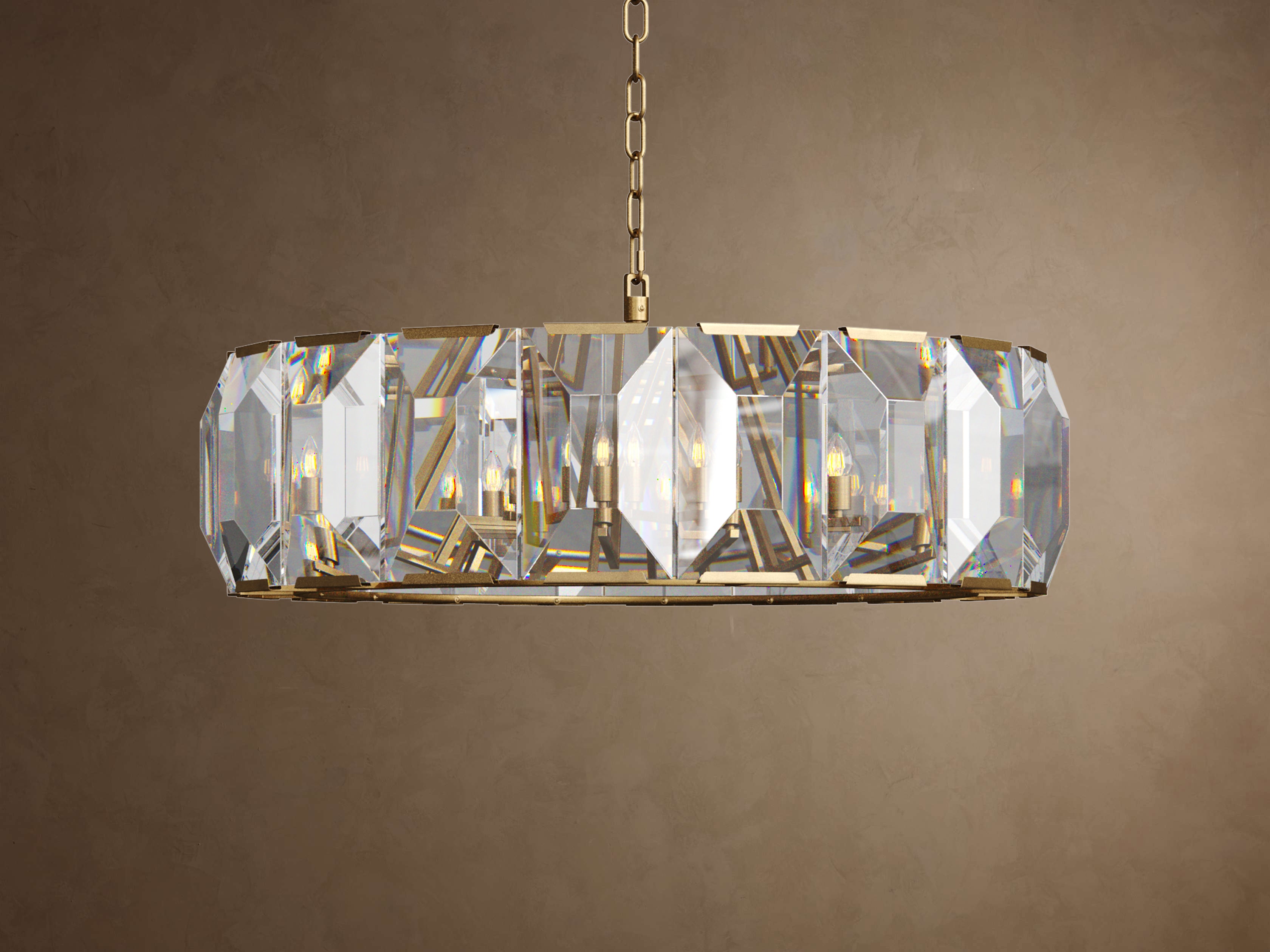 Harlowa Crystal Round Chandelier