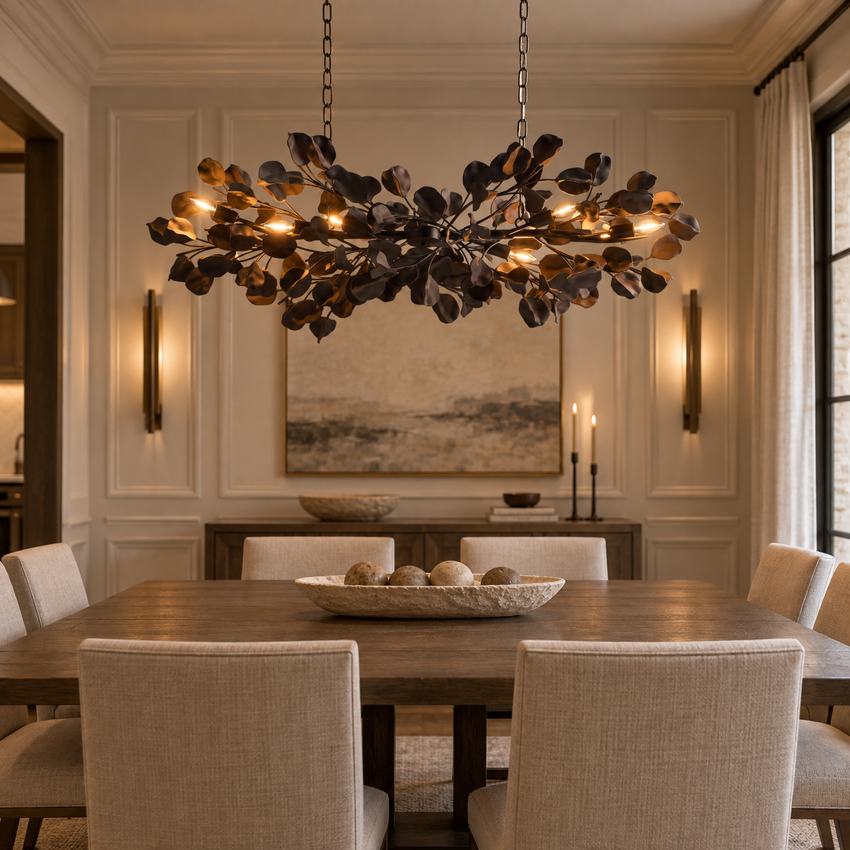 Lunaria Linear Chandelie