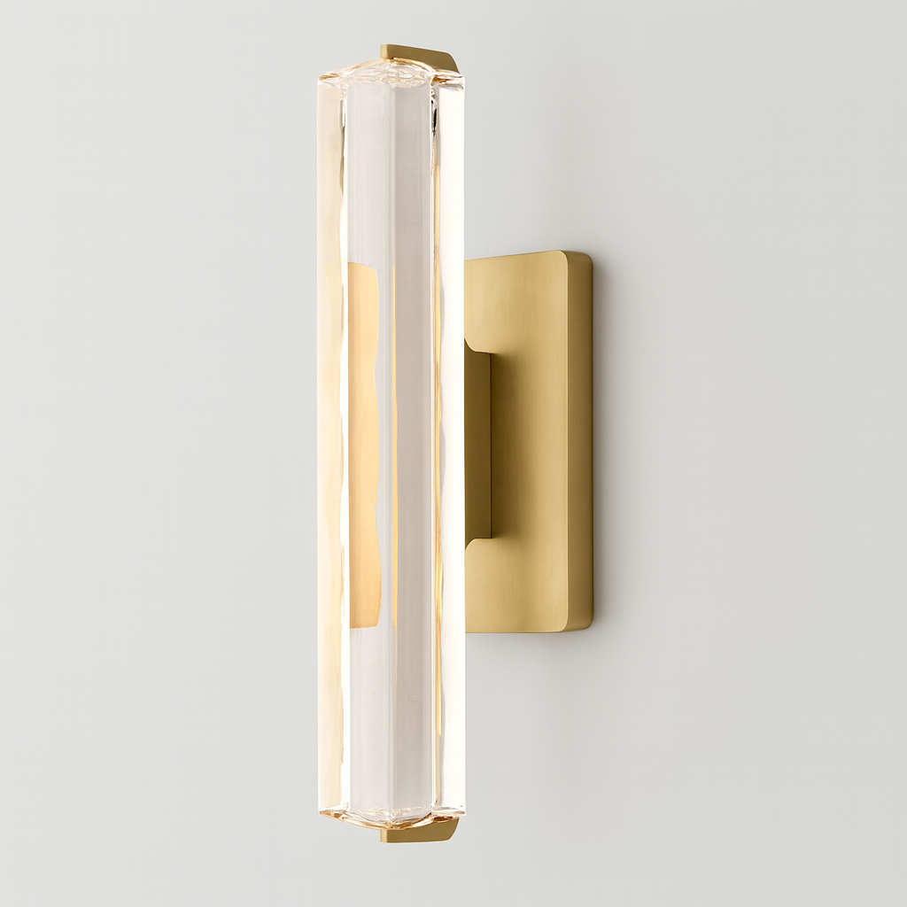 Audubond Crystal Single Sconce