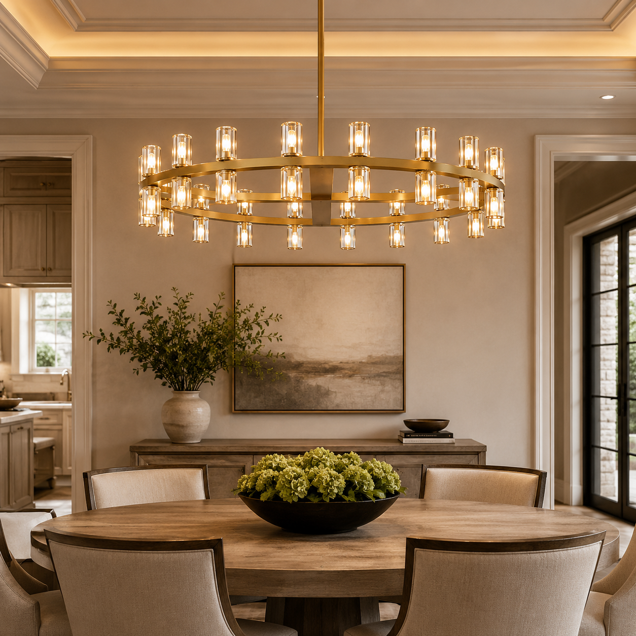 Arcachone Led Round Chandelier