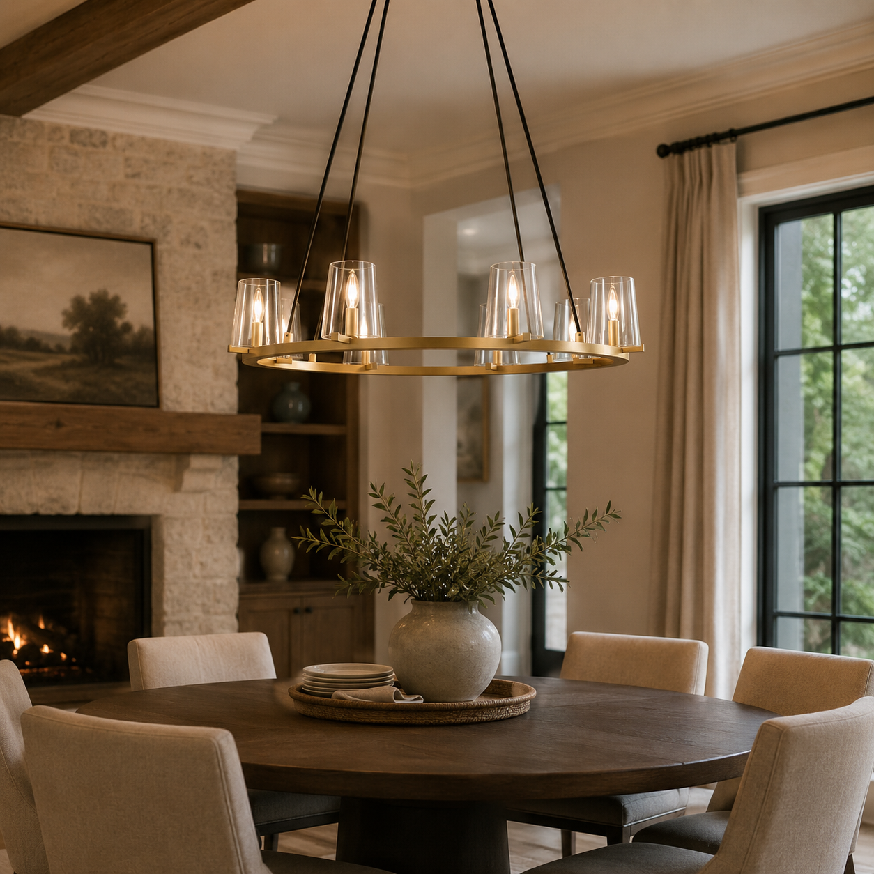 Pauillacan Round Chandelier
