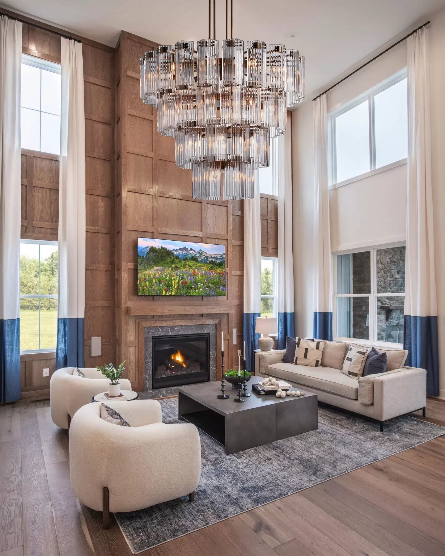 Delsie Round Chandelier 38''48''60''