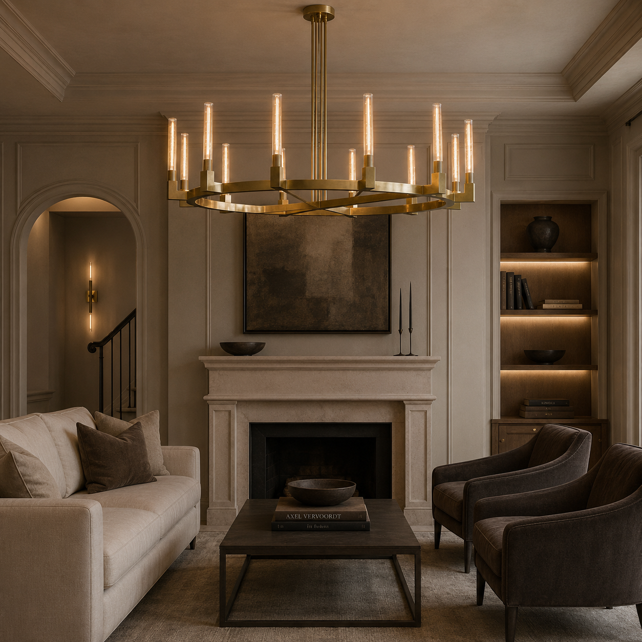 Cannelet Round Chandelier