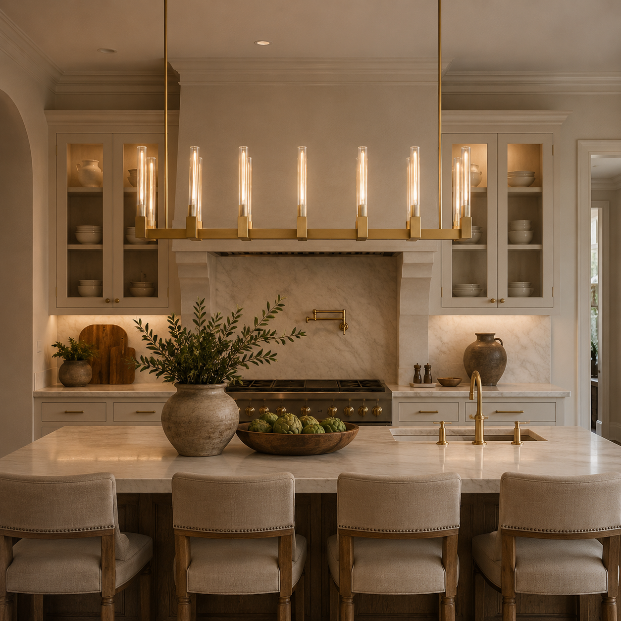 Cannelen Linear Chandelier