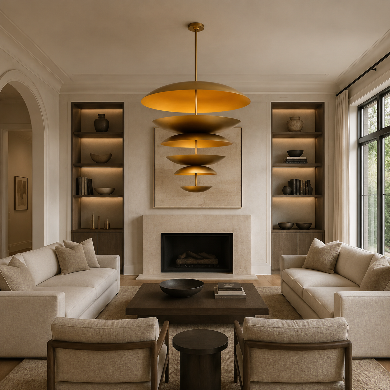 Cosmicion Three-Tier Chandelier