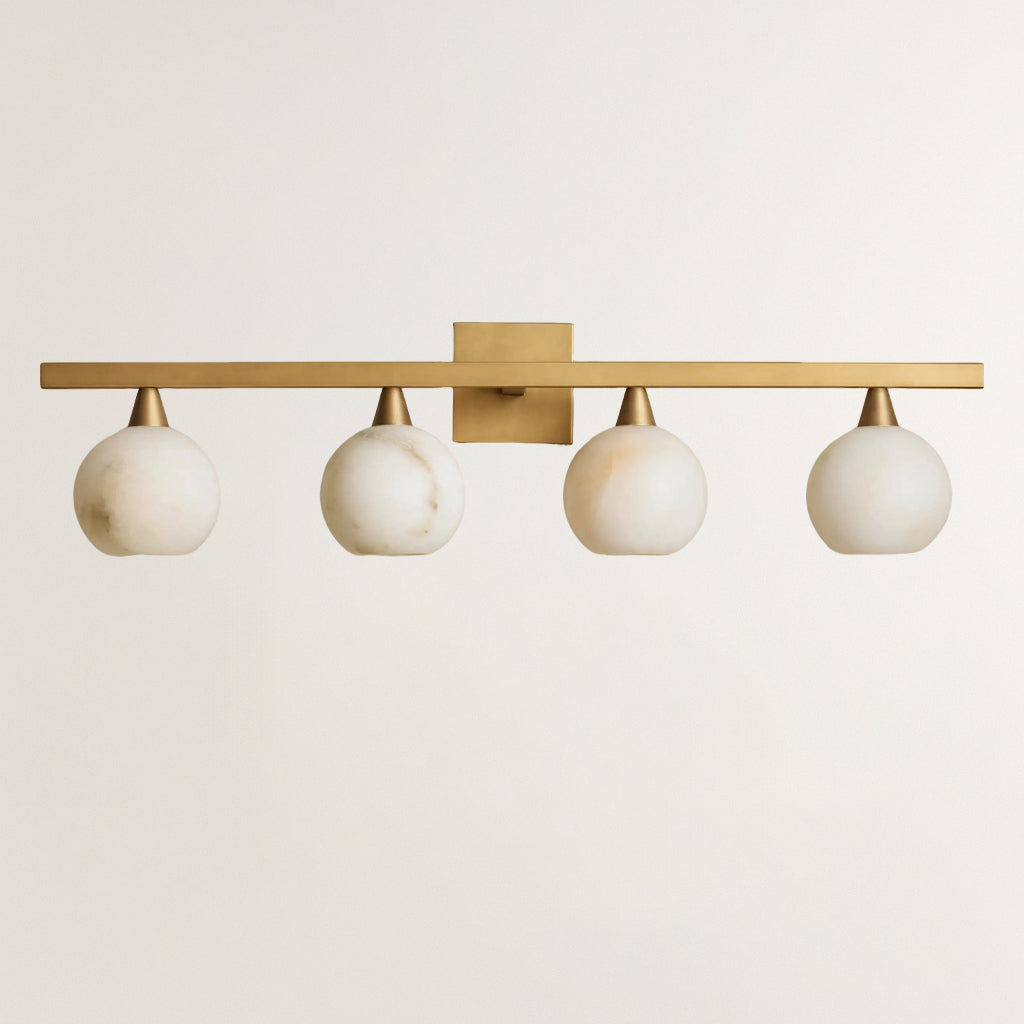 Arica 4-Light Bathroom Alabaster Sconce