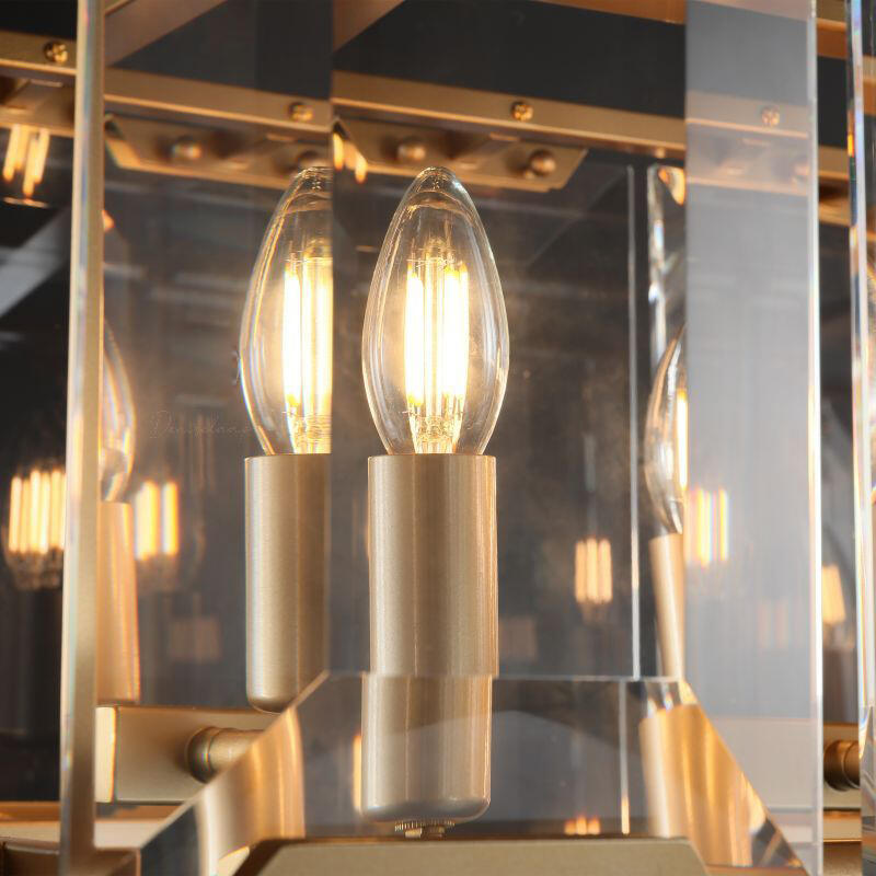 Harlowa Crystal Rectangular Chandelier