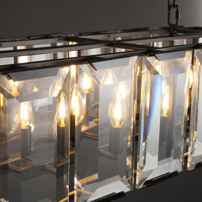 Harlowa Crystal Rectangular Chandelier