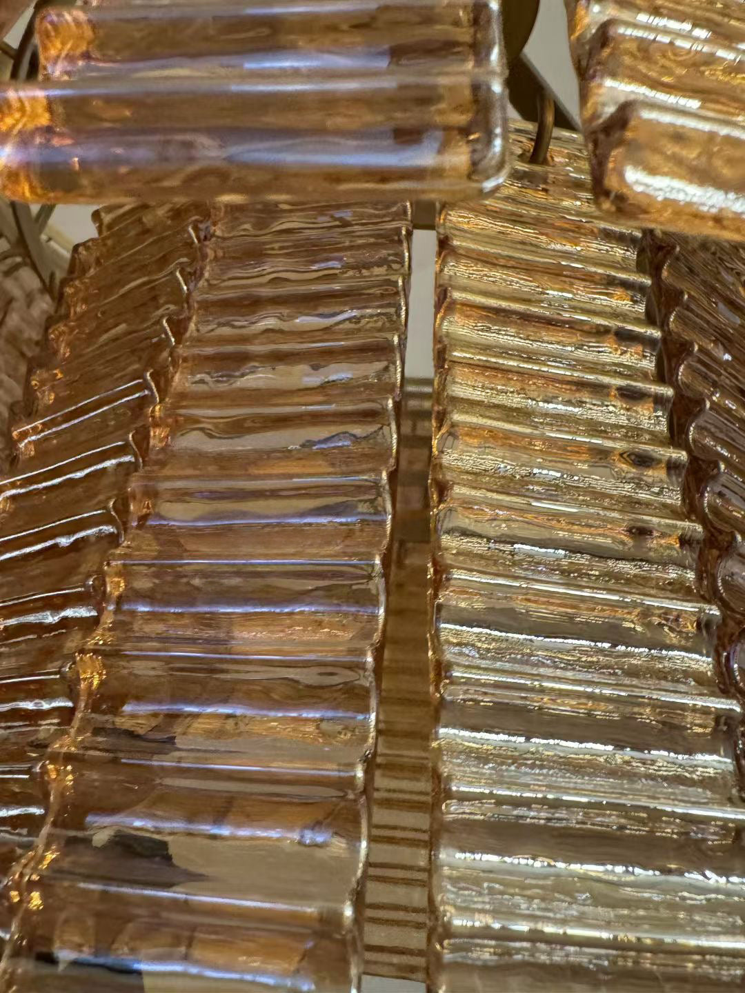 Sirenel Smoke Glass Round Chandelier