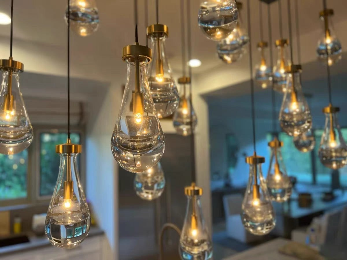 Rainy Rectangular Chandelier