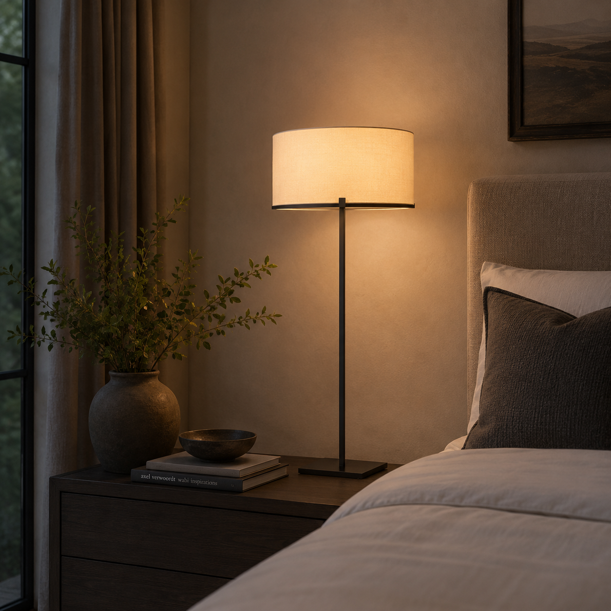 Pauillace Drum Shade Floor Lamp