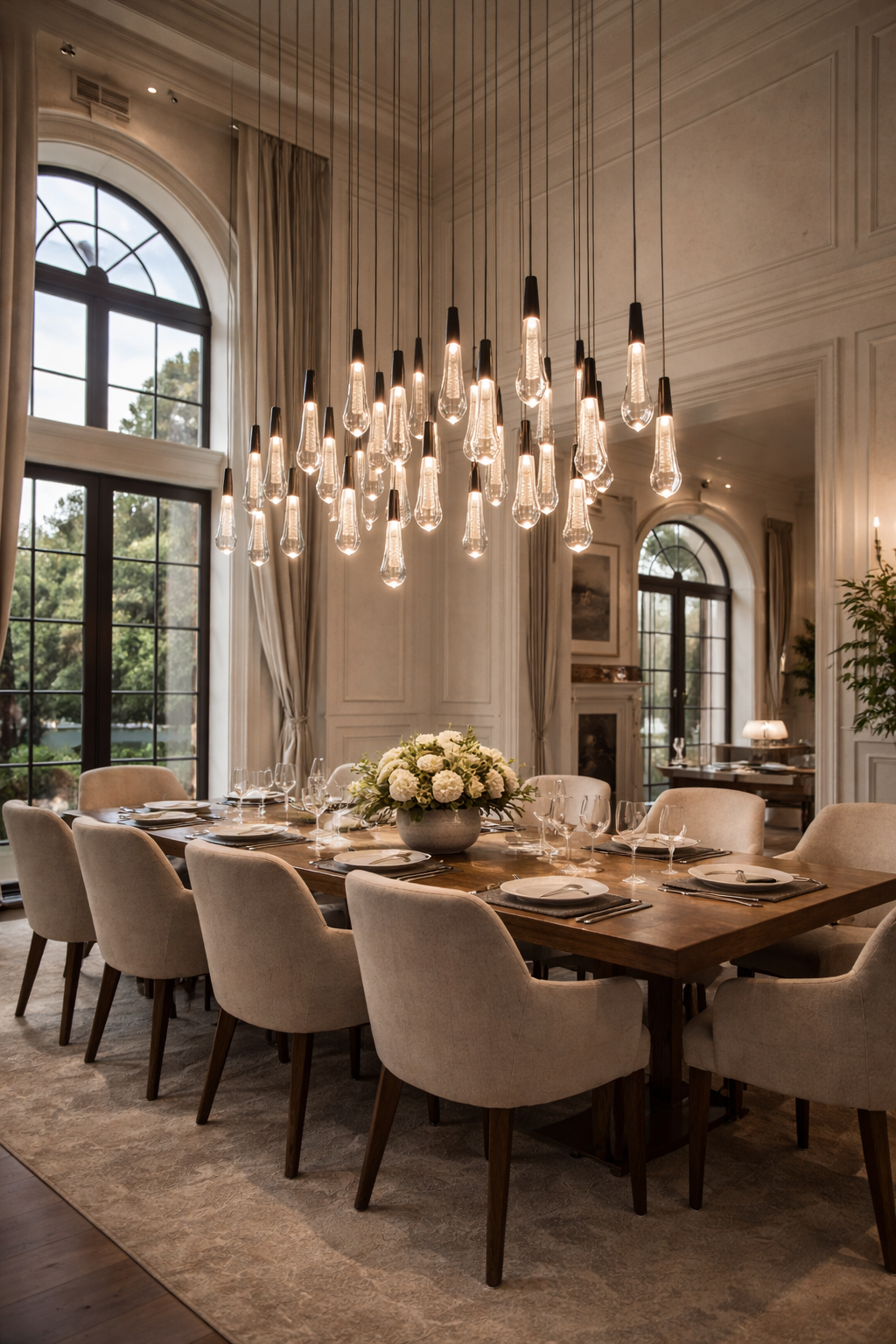 Soltaire Linear Chandelier