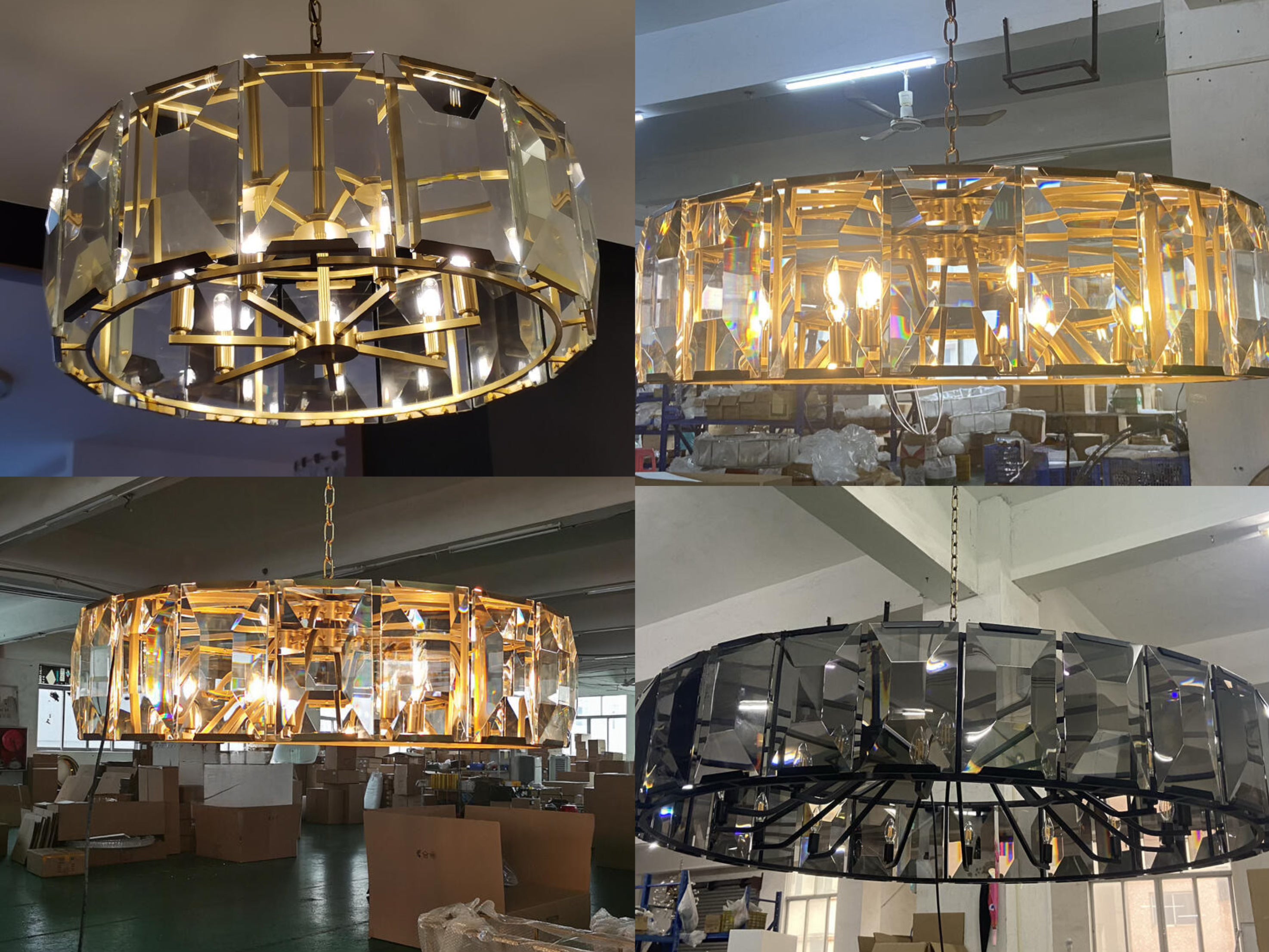 Harlowa Crystal Round Chandelier