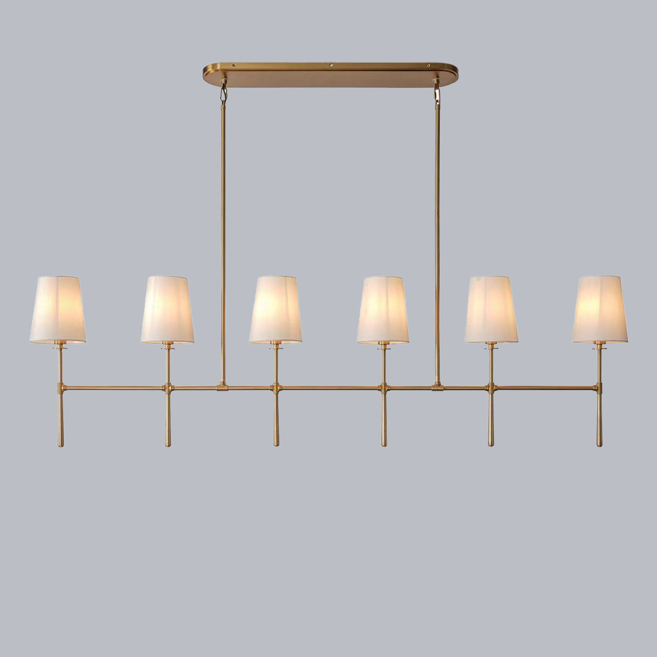 Rhodes 6 Light Liner Chandelier