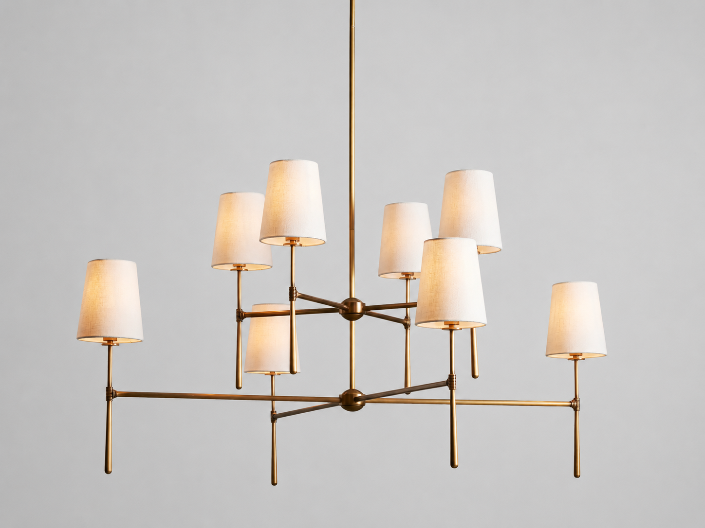 Rhodes 8 Light Dual Round Chandelier