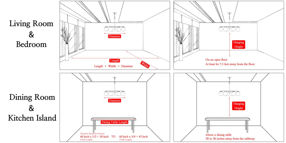 Ghiaccio Smoke Class Round Chandelier 24"36"48"60"