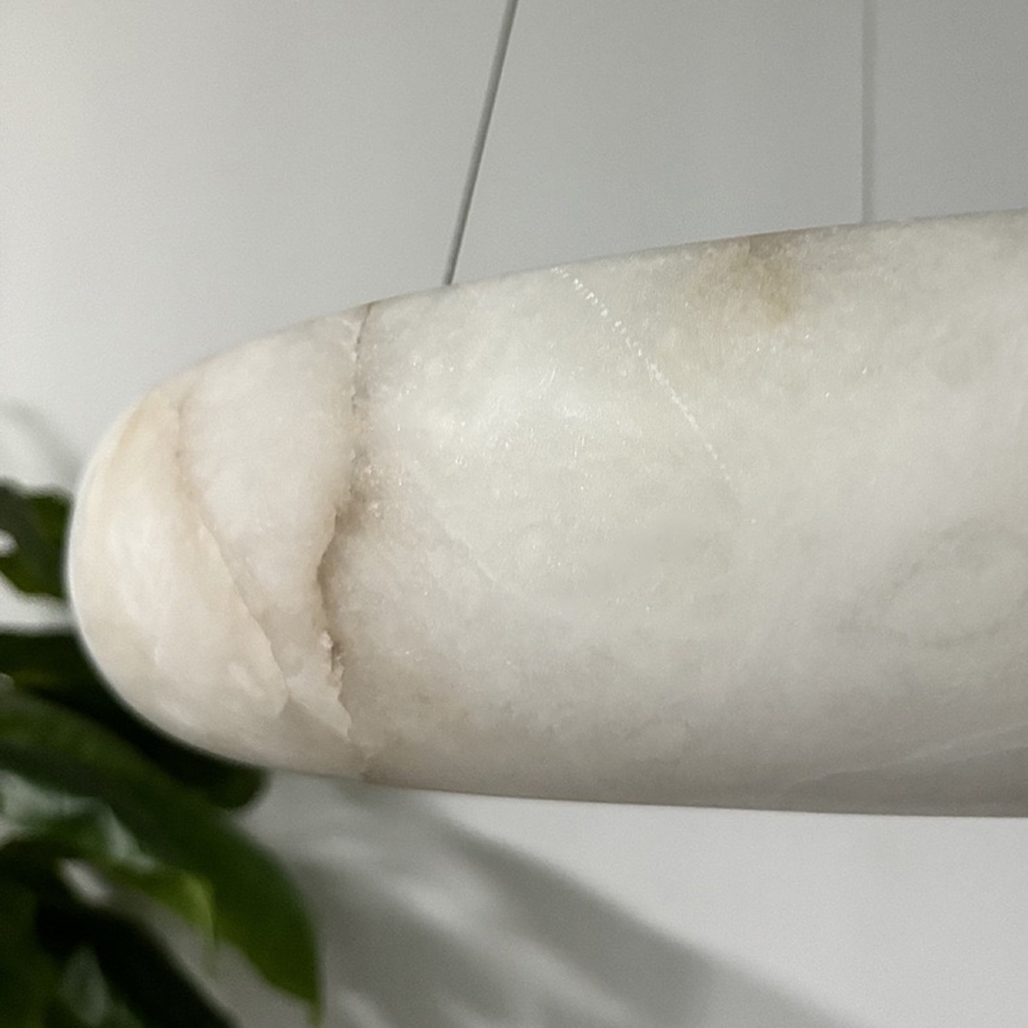 Rivage Lisse Dual Layer Round Alabaster Chandelier