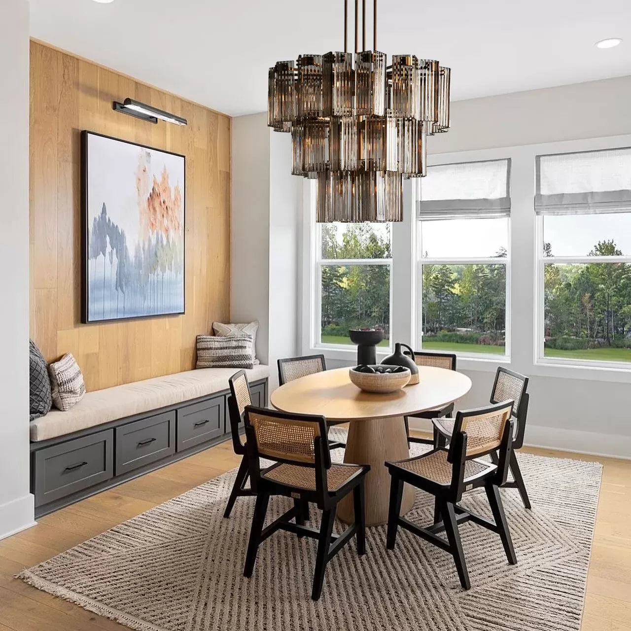 Delsie Round Chandelier 38''48''60''