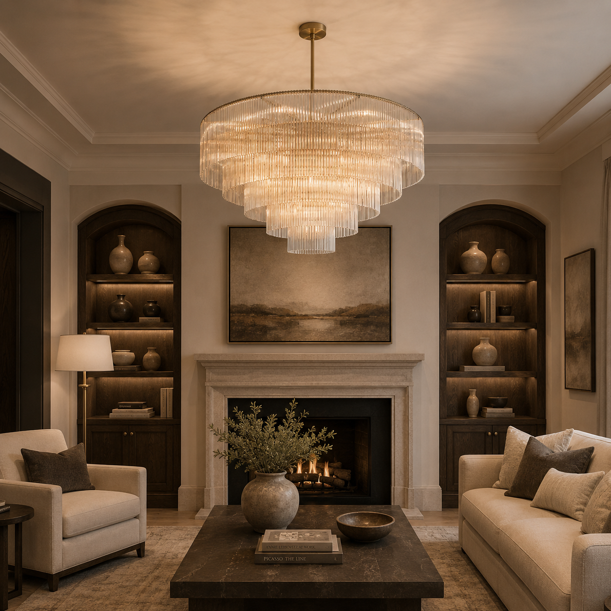 Amadeor Round Tiered Chandelier