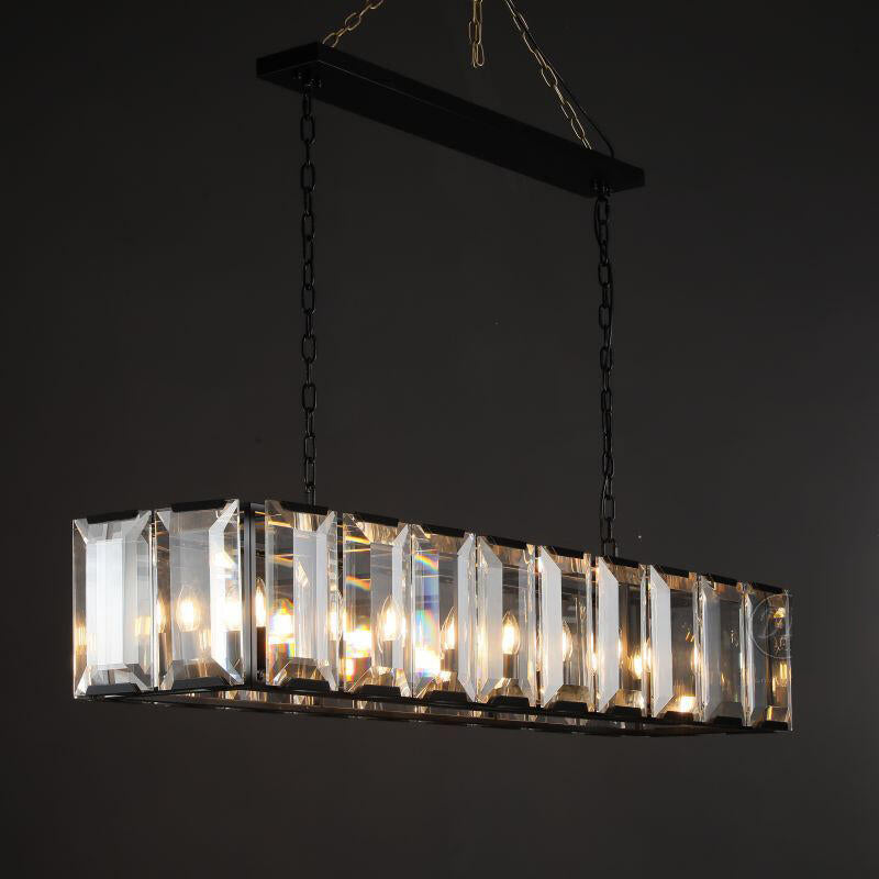 Harlowa Crystal Rectangular Chandelier