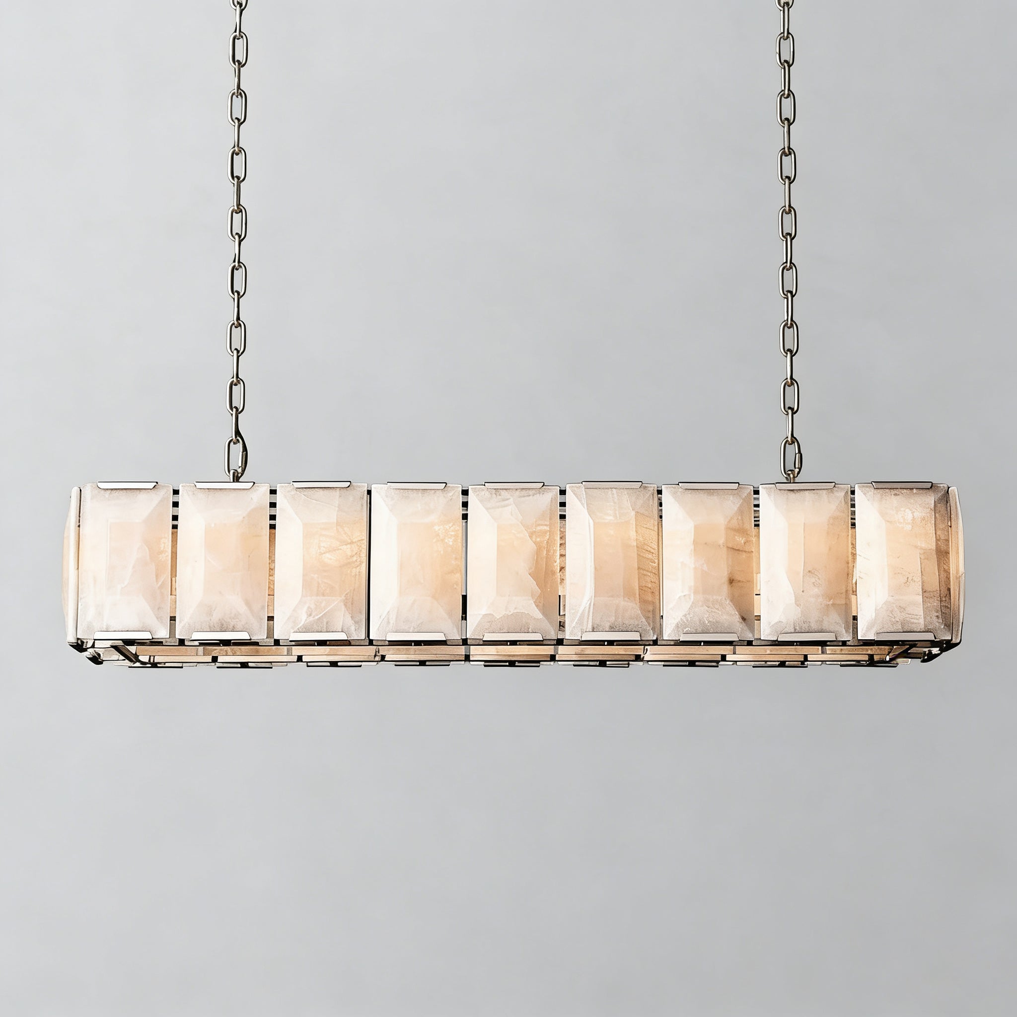 Harlowa Calcite Rectangular Chandelier