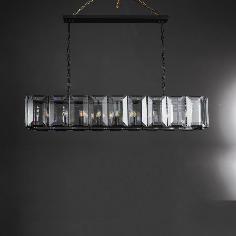 Harlowa Crystal Rectangular Chandelier