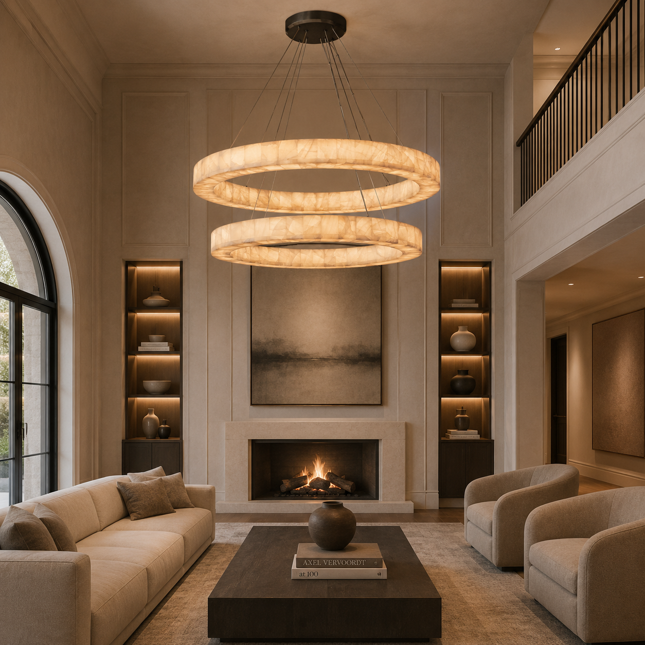 Livage Lueur Two-Tier Round Chandelier
