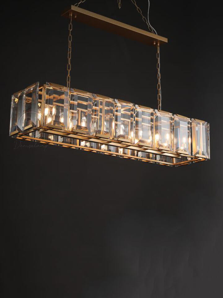 Harlowa Crystal Rectangular Chandelier