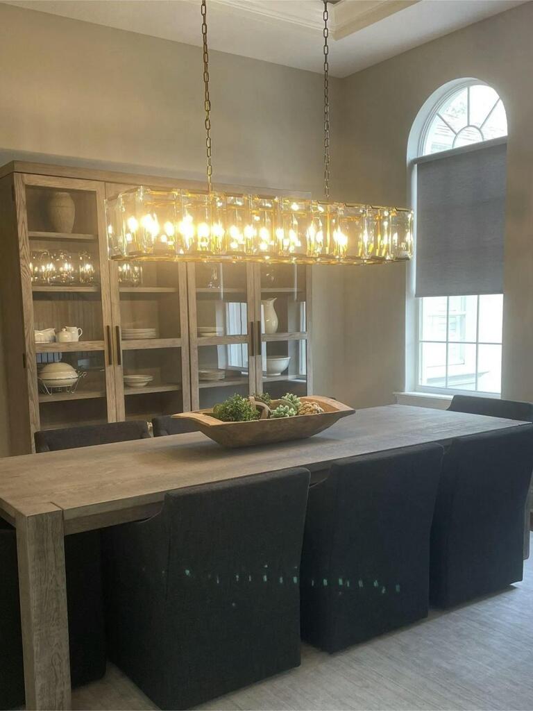 Harlowa Crystal Rectangular Chandelier