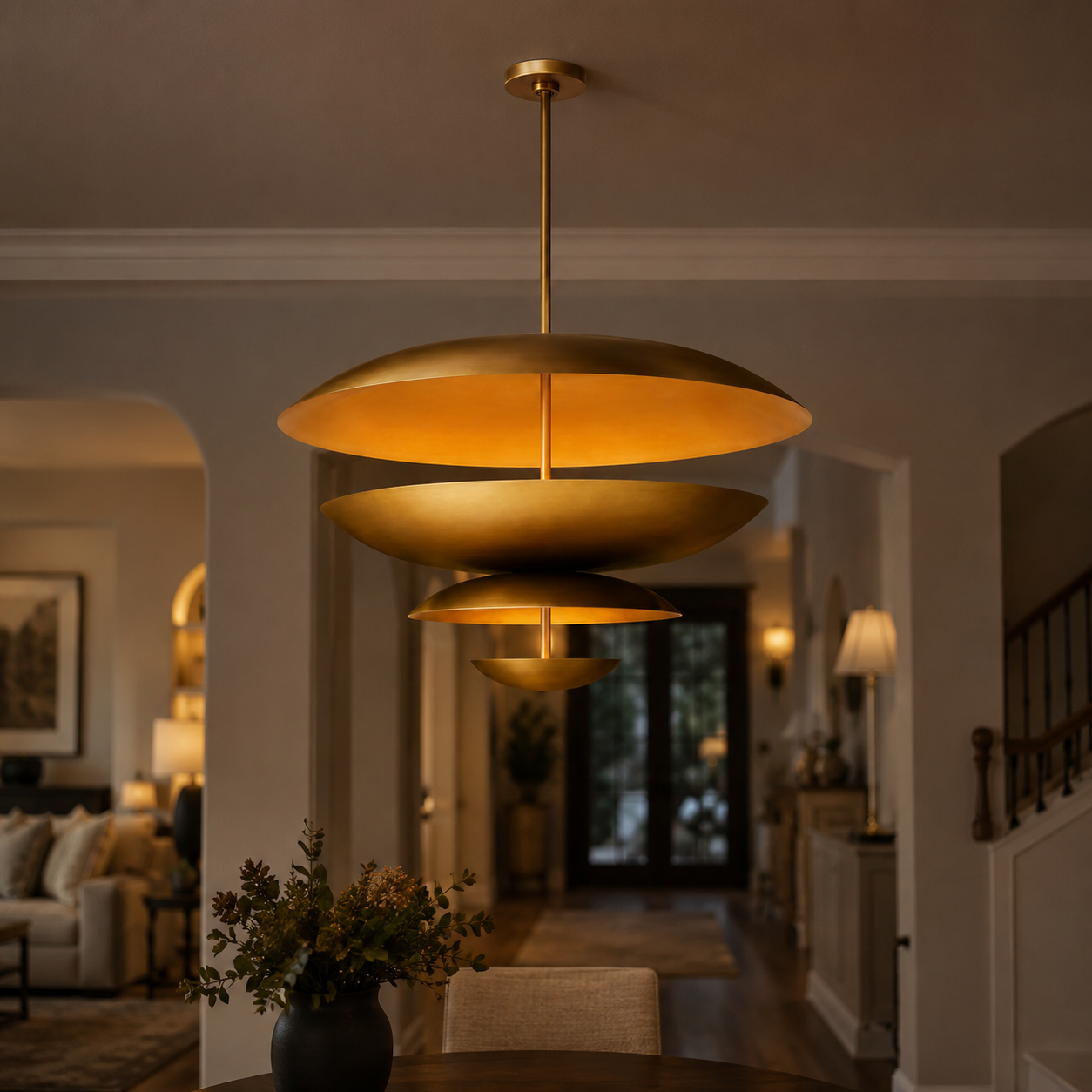 Cosmicion Two-Tier Chandelier
