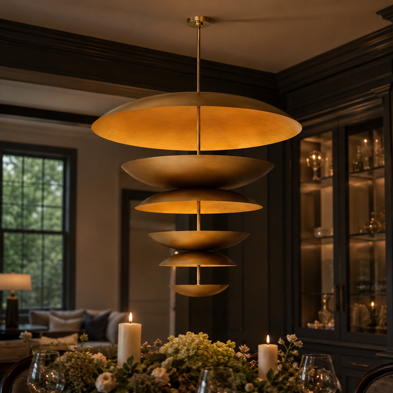 Cosmicion Three-Tier Chandelier