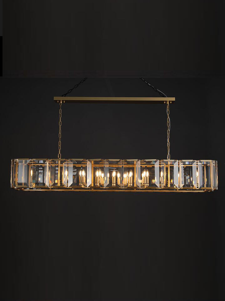 Harlowa Crystal Rectangular Chandelier