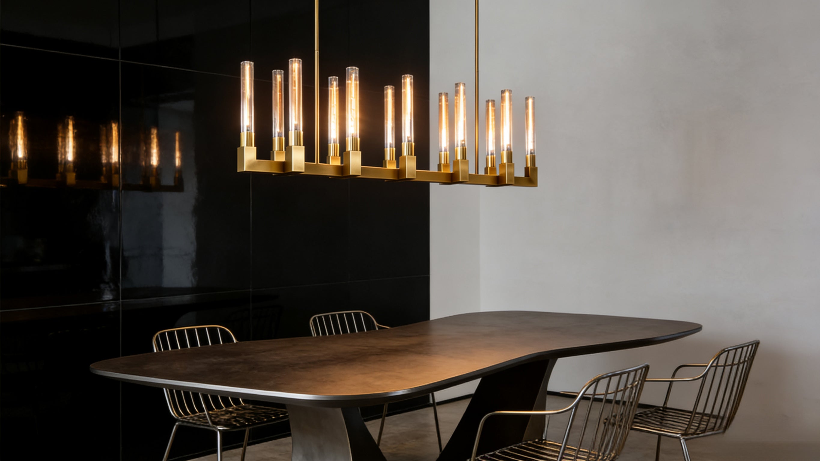 Cannelet Linear Chandelier