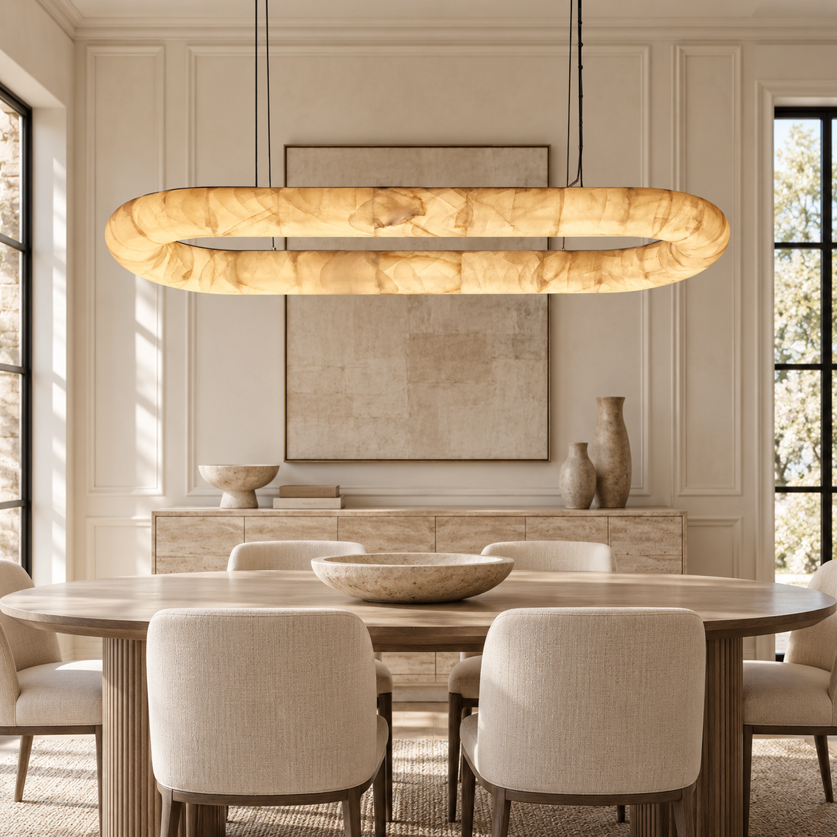 Livage Lisse Oval Chandelier