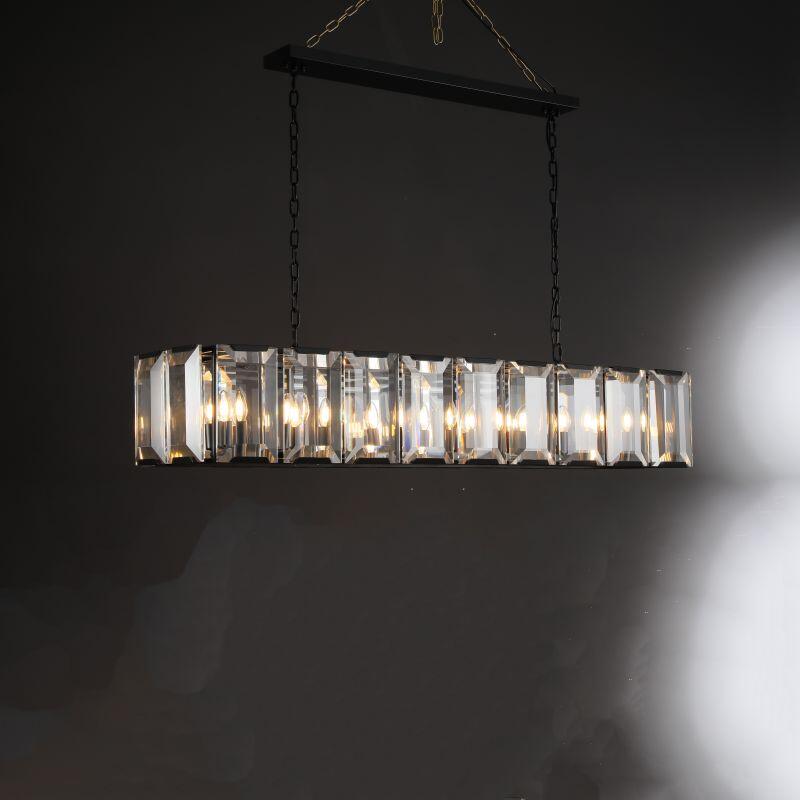 Harlowa Crystal Rectangular Chandelier