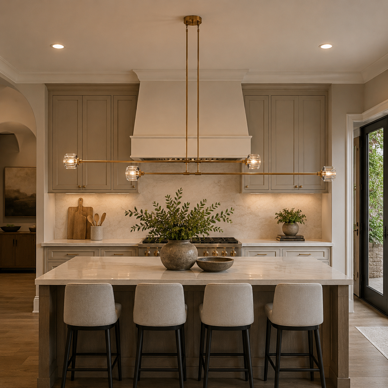 Demaretish Mobile Linear Chandelier