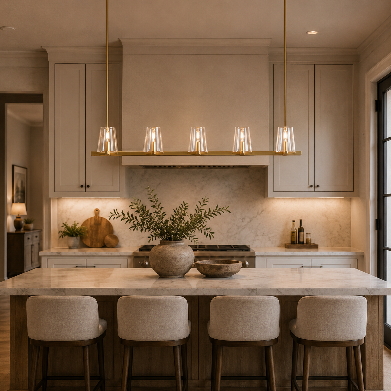 Pauillacan Linear Chandelier