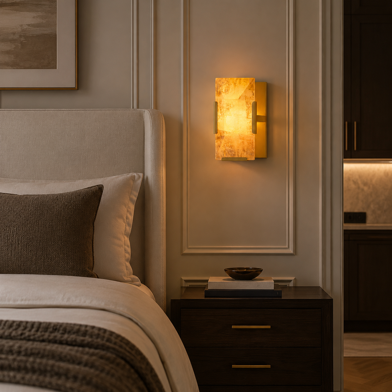 Harlowa Calcite Sconce