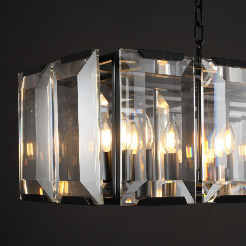 Harlowa Crystal Rectangular Chandelier